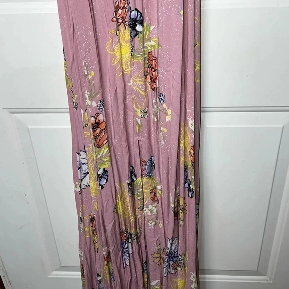 Bp BACKLESS HIGH NECK DRESS SIZE‎ SMALL PINK WITH FLORAL DESIGN SIZE SMALL NWT - Picture 5 of 11